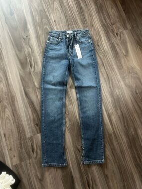 Zara Dark Blue Denim Jeans